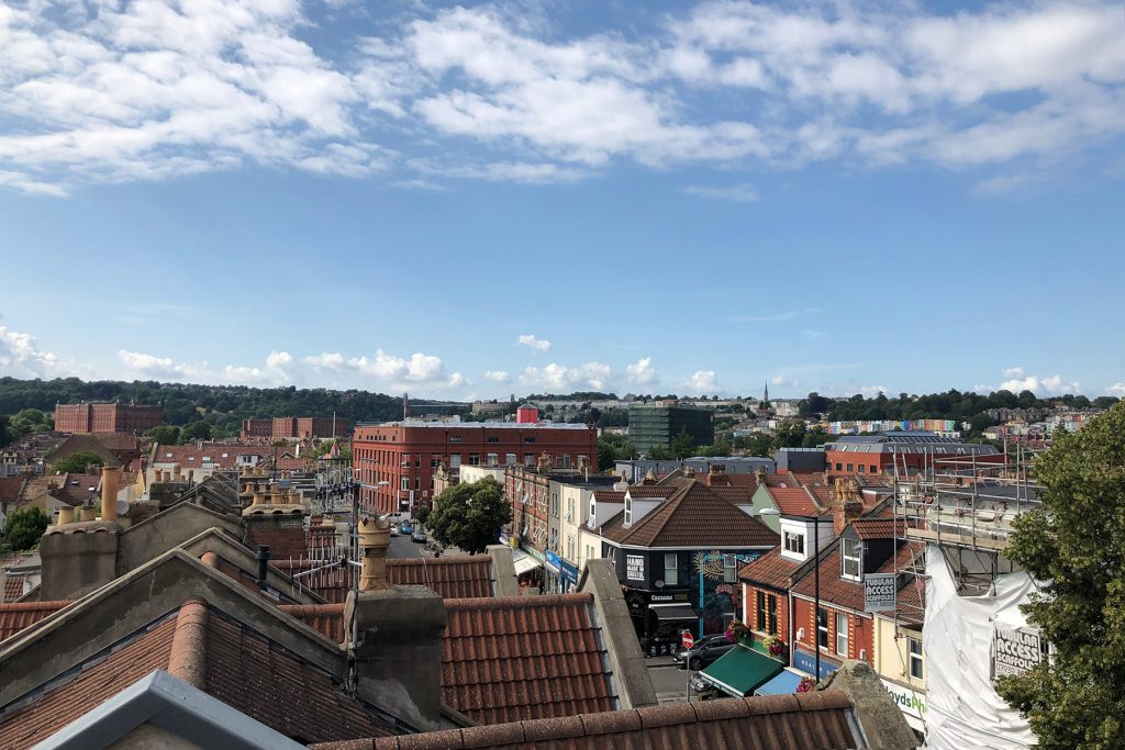 Roofing work on a Bristol terrace house — Albion Roofing