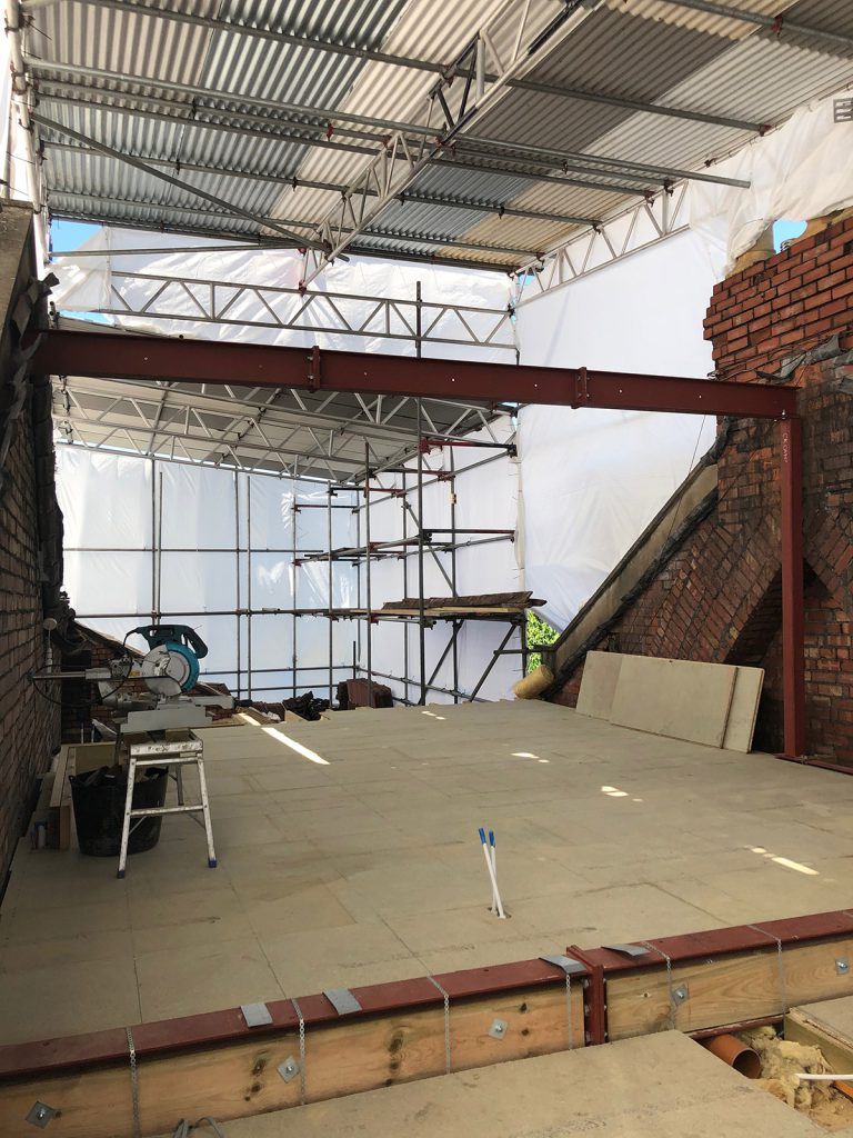 New roof on a Bristol terrace house
